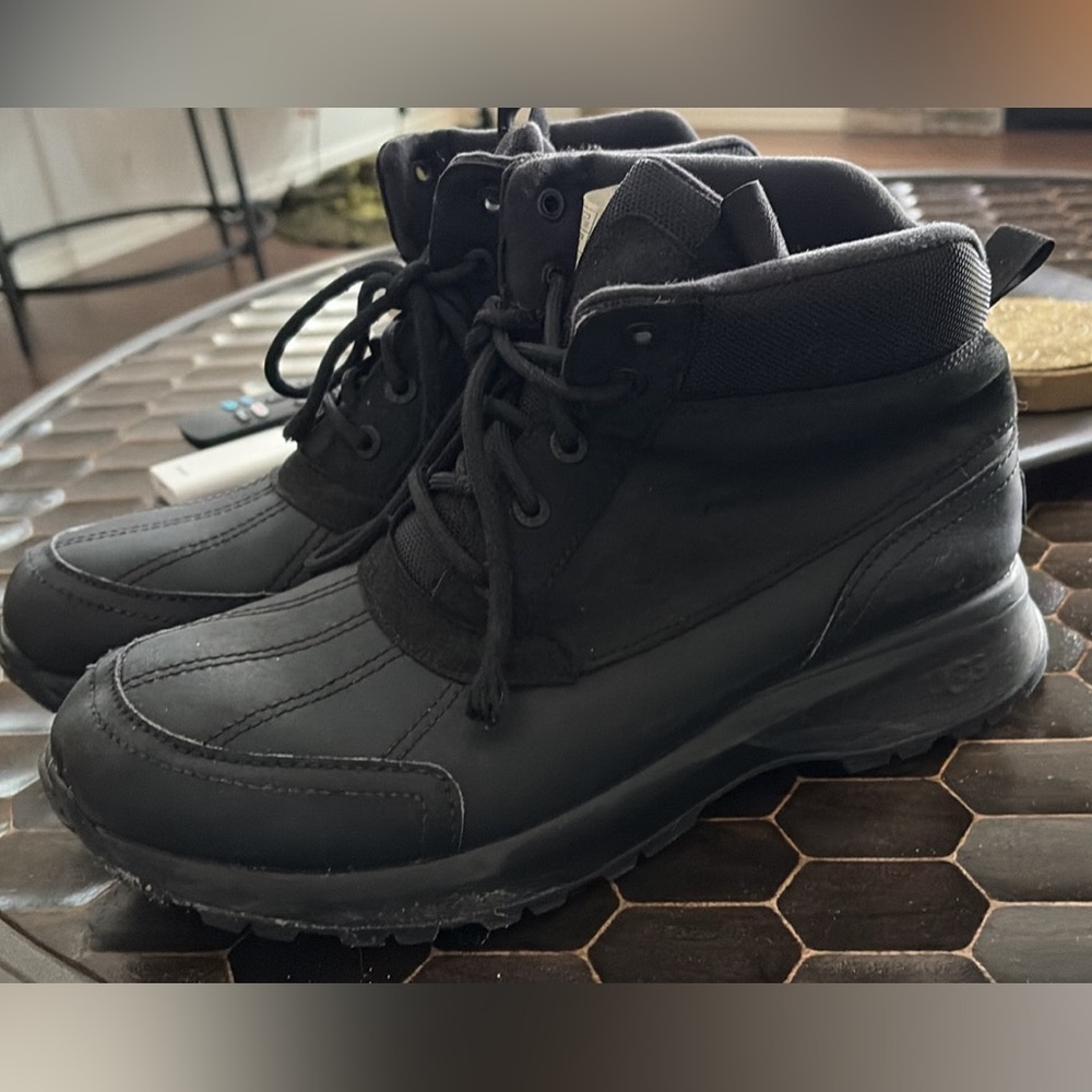Men's Black Ugg Waterproof Boots